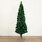 6ft. Fiber Optic Multicolor LED Lights Slim Pine Artificial Christmas Tree